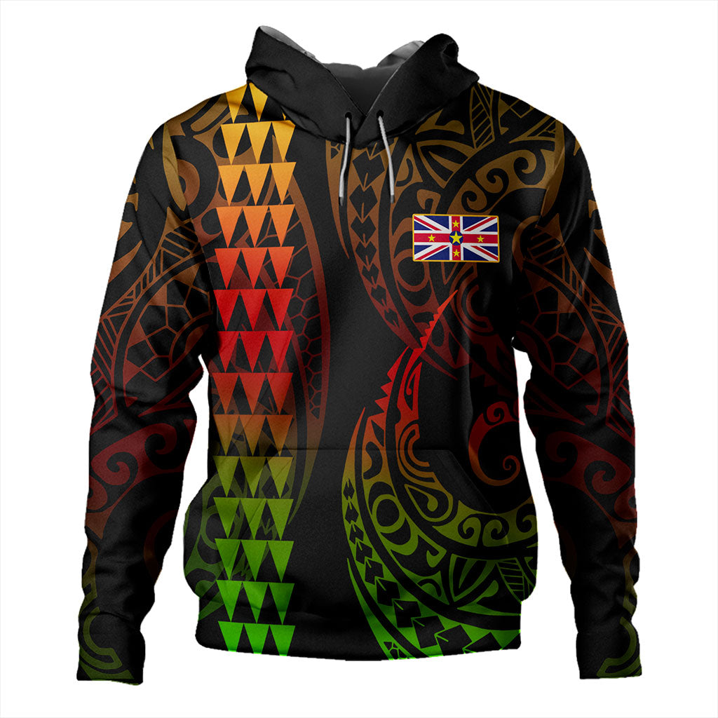Niue Hoodie Kakau Style