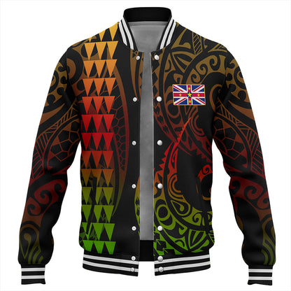 Niue Baseball Jacket Kakau Style