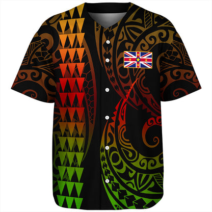 Niue Baseball Shirt Kakau Style