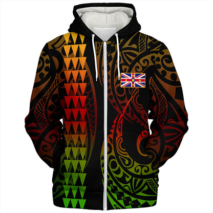Niue Sherpa Hoodie Kakau Style