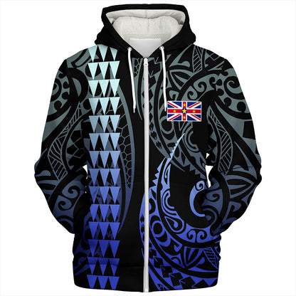 Niue Sherpa Hoodie Kakau Style