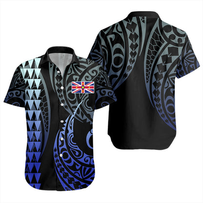 Niue Short Sleeve Shirt Kakau Style
