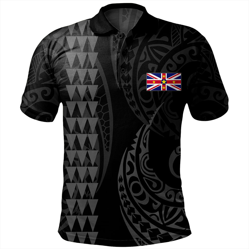 Niue Polo Shirt Kakau Style