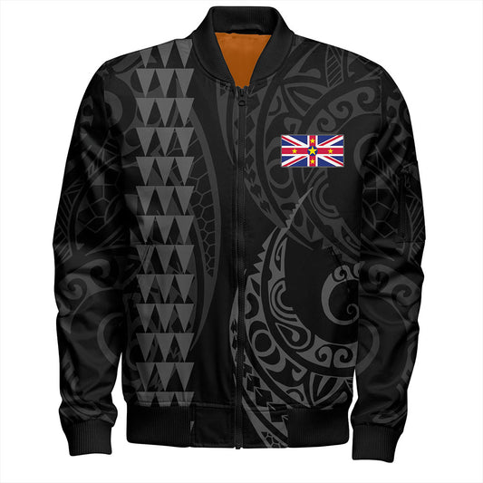 Niue Bomber Jacket Kakau Style