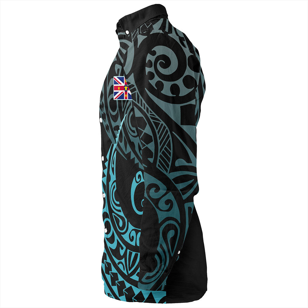 Niue Long Sleeve Shirt Kakau Style Ver.1