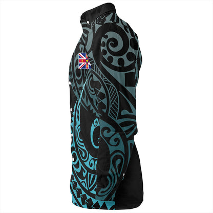 Niue Long Sleeve Shirt Kakau Style Ver.1