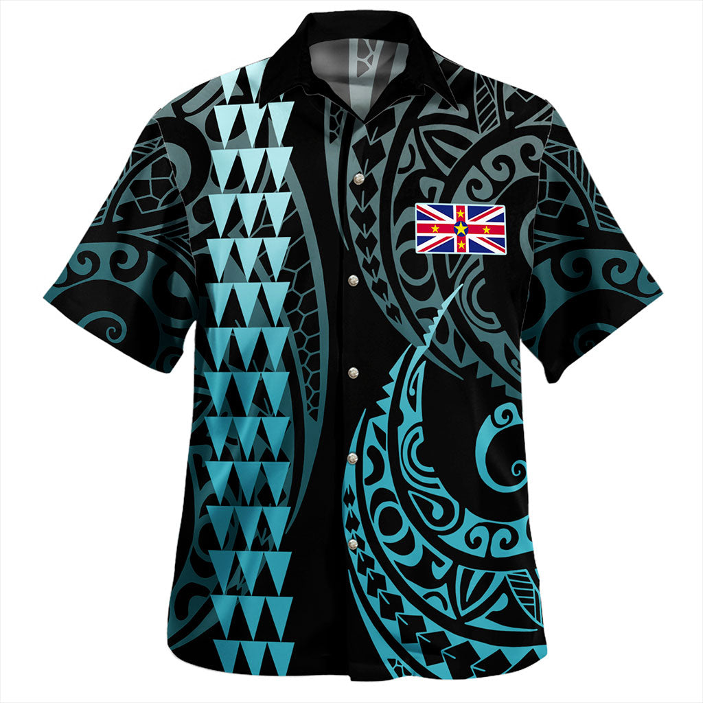 Niue Hawaiian Shirt Kakau Style Ver.1