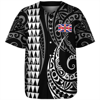 Niue Baseball Shirt Kakau Style Ver.1