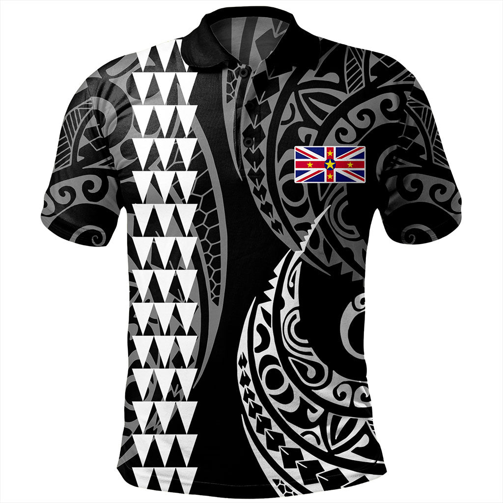 Niue Polo Shirt Kakau Style Ver.1