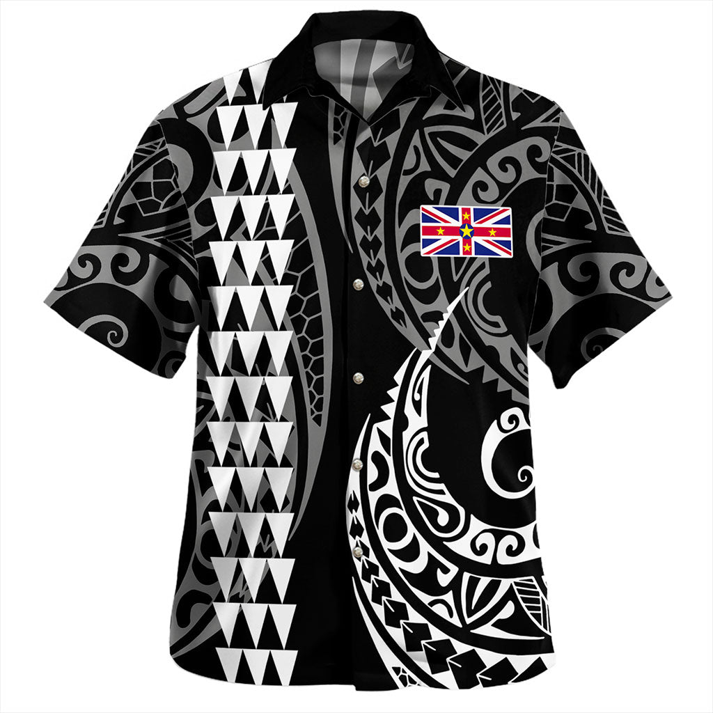 Niue Hawaiian Shirt Kakau Style Ver.1