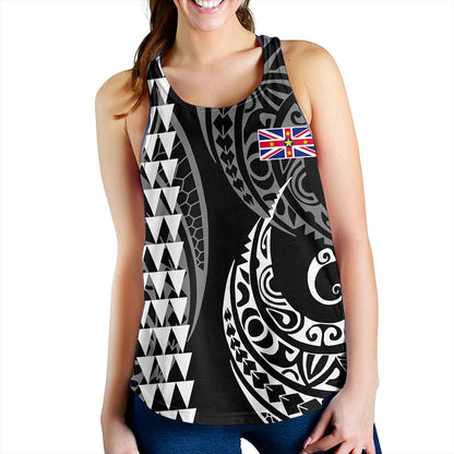 Niue Women Tank Kakau Style Ver.1