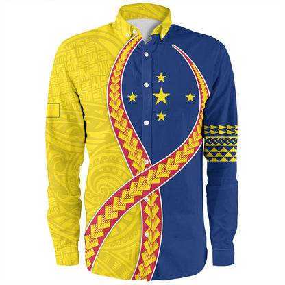 Niue Long Sleeve Shirt Tribal Polynesian In My Heart