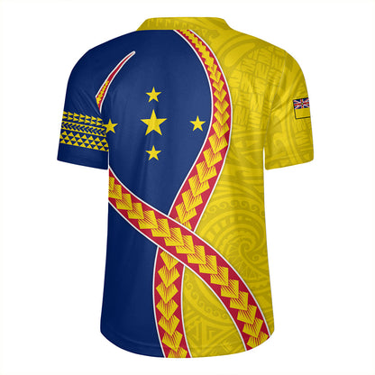 Niue Rugby Jersey Tribal Polynesian In My Heart