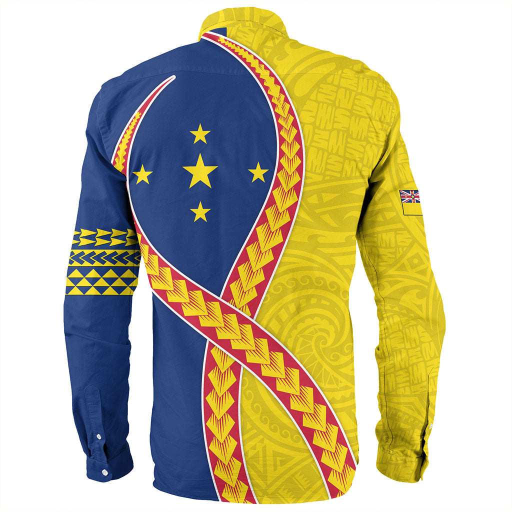 Niue Long Sleeve Shirt Tribal Polynesian In My Heart