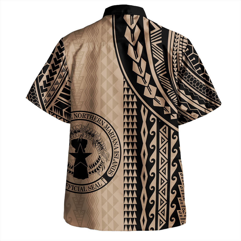 Northern Mariana Islands Hawaiian Shirt Polynesian Tattoo