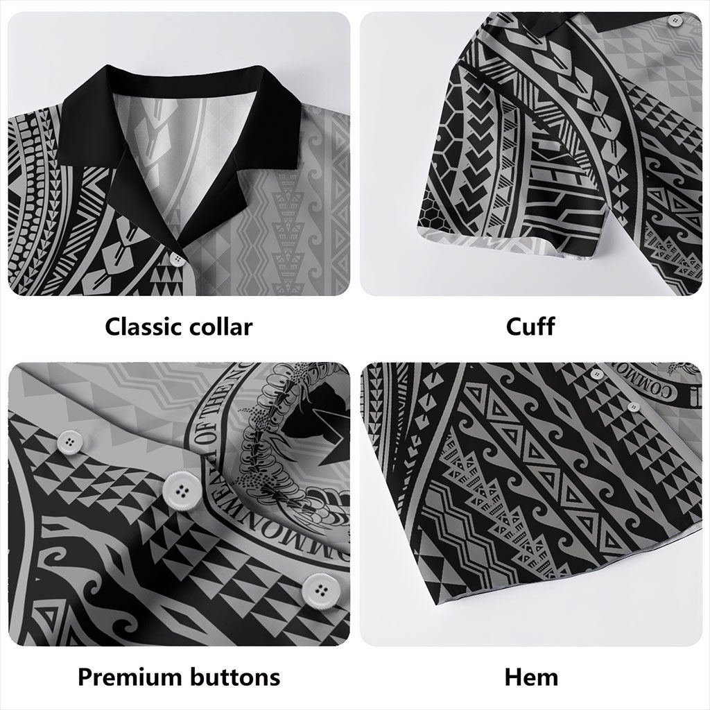 Northern Mariana Islands Hawaiian Shirt Polynesian Tattoo