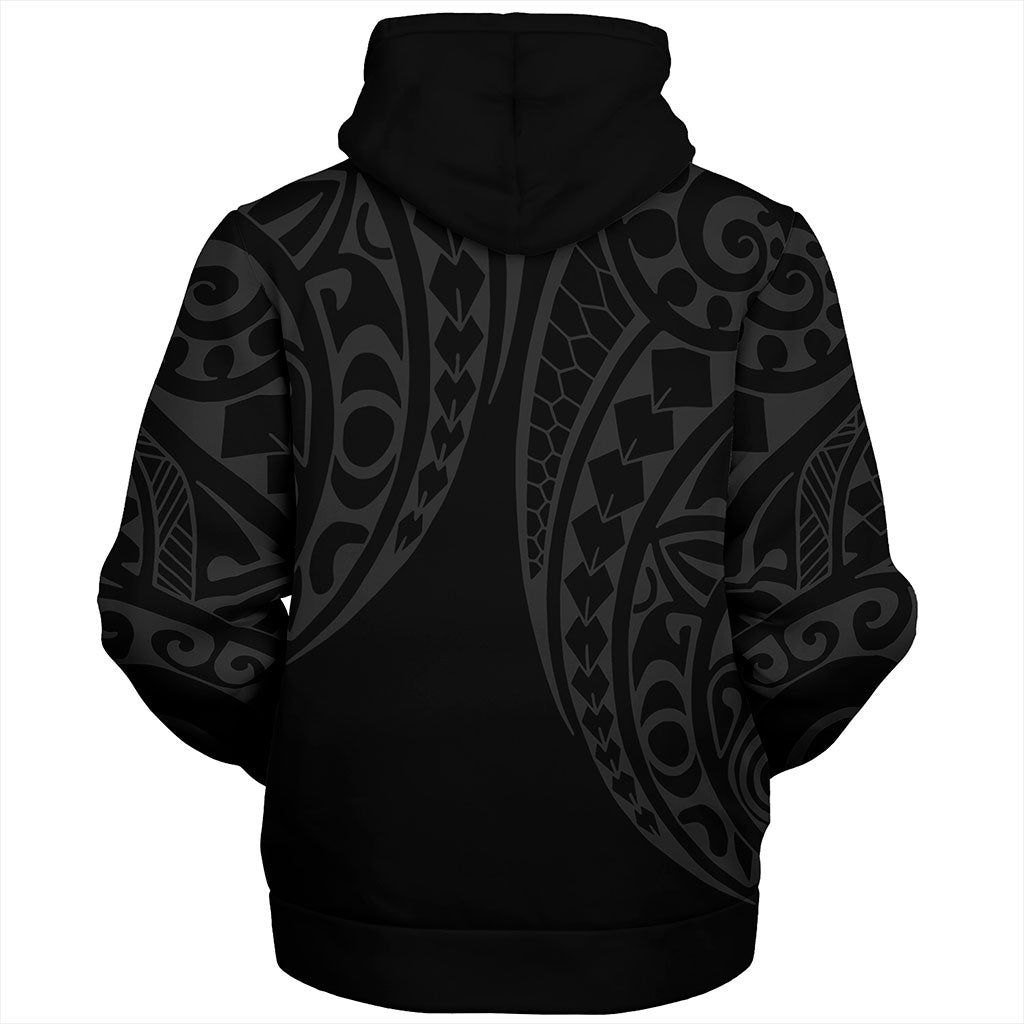 Northern Mariana Islands Sherpa Hoodie Kakau Style