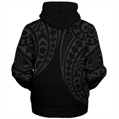 Northern Mariana Islands Sherpa Hoodie Kakau Style
