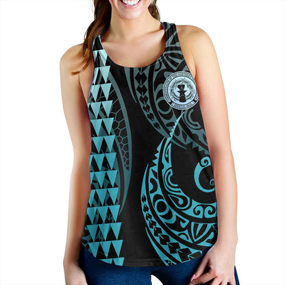 Northern Mariana Islands Women Tank Kakau Style Ver.1