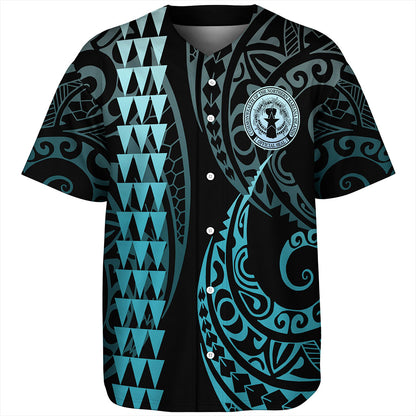Northern Mariana Islands Baseball Shirt Kakau Style Ver.1