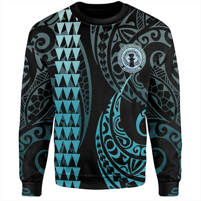 Northern Mariana Islands Sweatshirt Kakau Style Ver.1