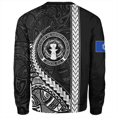 Northern Mariana Islands Sweatshirt Tribal Micronesian Coat Of Arms