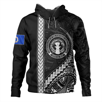 Northern Mariana Islands Hoodie Tribal Micronesian Coat Of Arms