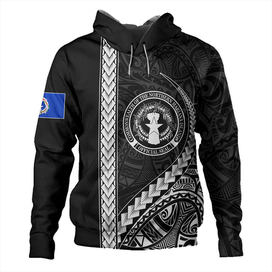 Northern Mariana Islands Hoodie Tribal Micronesian Coat Of Arms