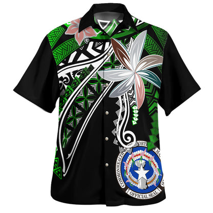 Chuuk State Hawaiian Shirt Custom Personalised Fanciful Forest Green