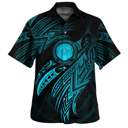 Northern Mariana Islands Hawaiian Shirt Legend Color Version