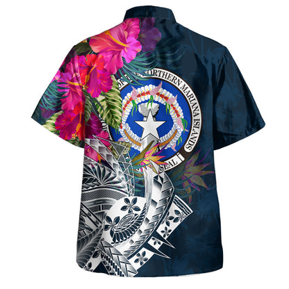 Northern Mariana Islands Hawaiian Shirt Custom Personalised Polynesian Summer Vibes