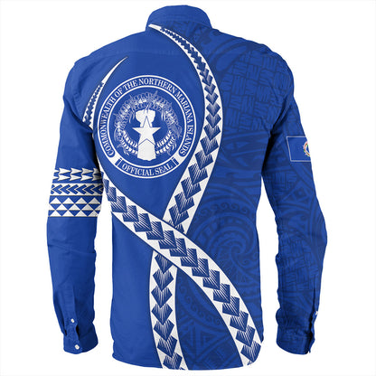 Northern Mariana Islands Long Sleeve Shirt Tribal Polynesian In My Heart