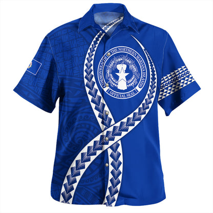 Northern Mariana Islands Hawaiian Shirt Tribal Polynesian In My Heart