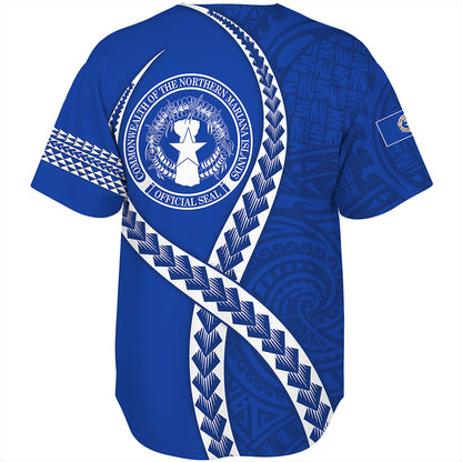 Northern Mariana Islands Baseball Shirt Tribal Polynesian In My Heart