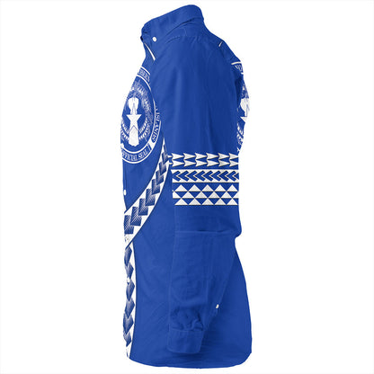 Northern Mariana Islands Long Sleeve Shirt Tribal Polynesian In My Heart