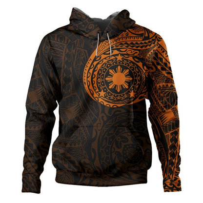 Philippines Filipinos Polynesian Tattoo Style Hoodie