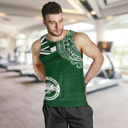 Hawaii Tank Top Olomana High & Intermediate School With Crest Style