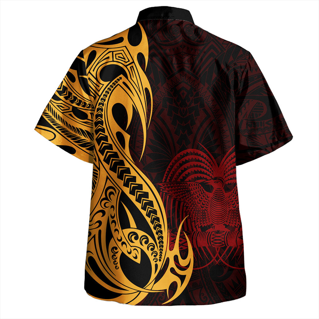 Papua New Guinea Hawaiian Shirt PNG Tribal Tattoo Symbols