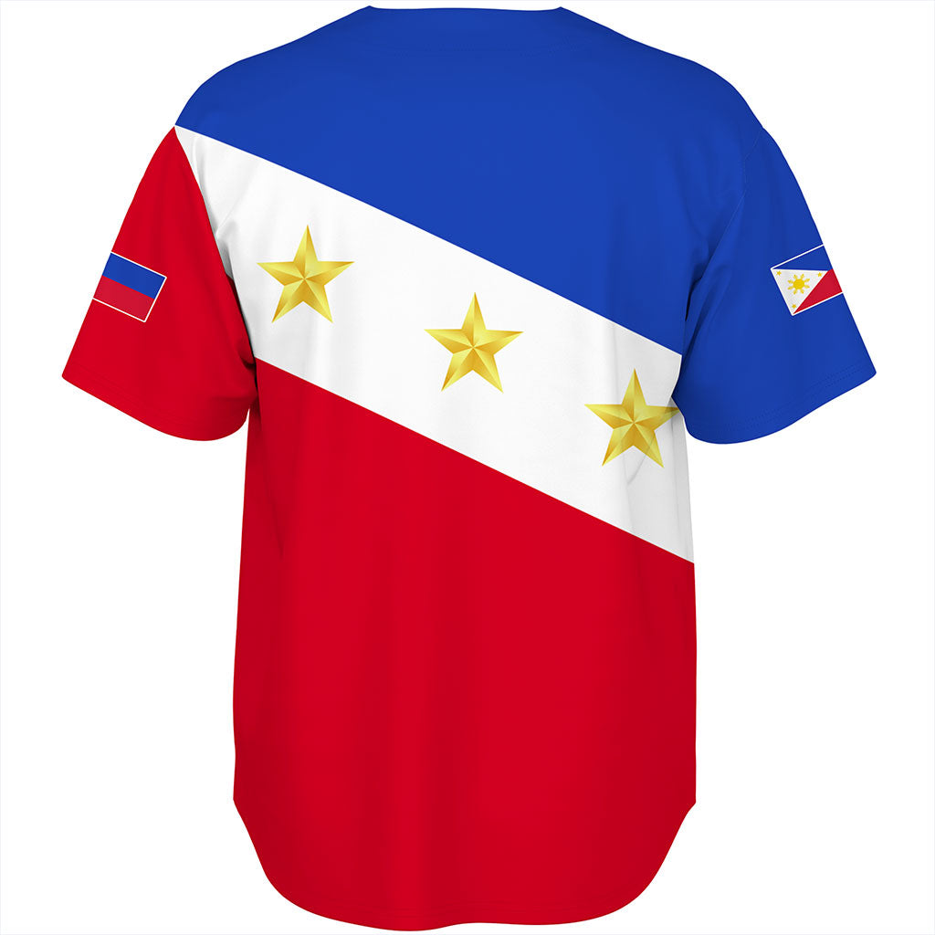 Philippines Filipinos Baseball Shirt Flag Sun Style