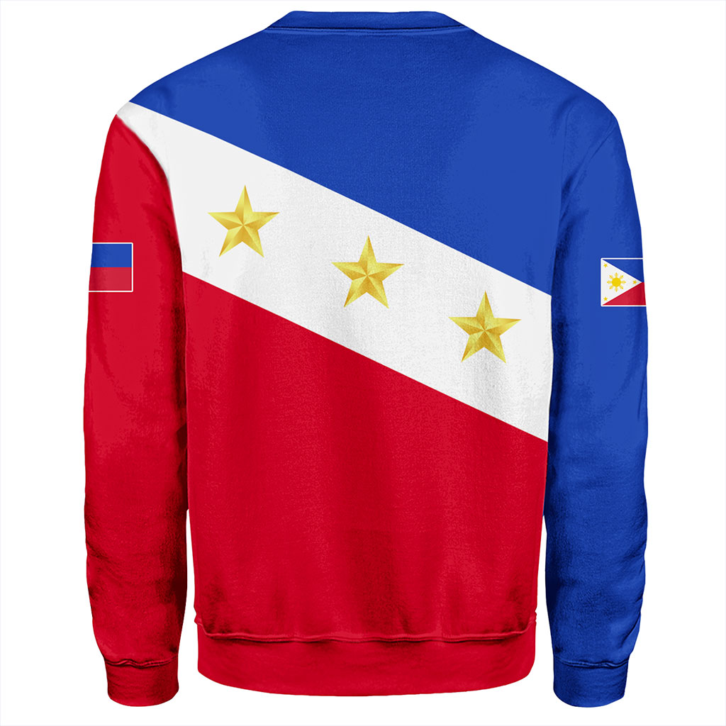 Philippines Filipinos Sweatshirt Flag Sun Style