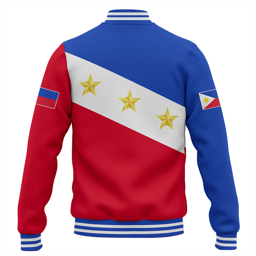 Philippines Filipinos Baseball Jacket Flag Sun Style