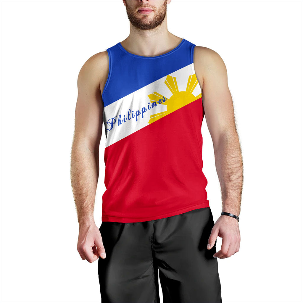 Philippines Filipinos Tank Top Flag Sun Style