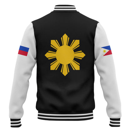 Philippines Filipinos Baseball Jacket Letters Style Ver.1