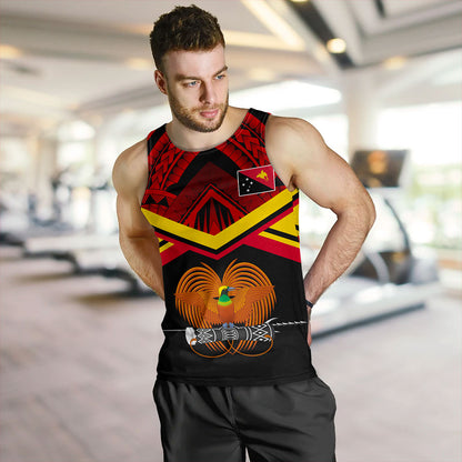 Papua New Guinea Tank Top Tribal Melanesia Special Style