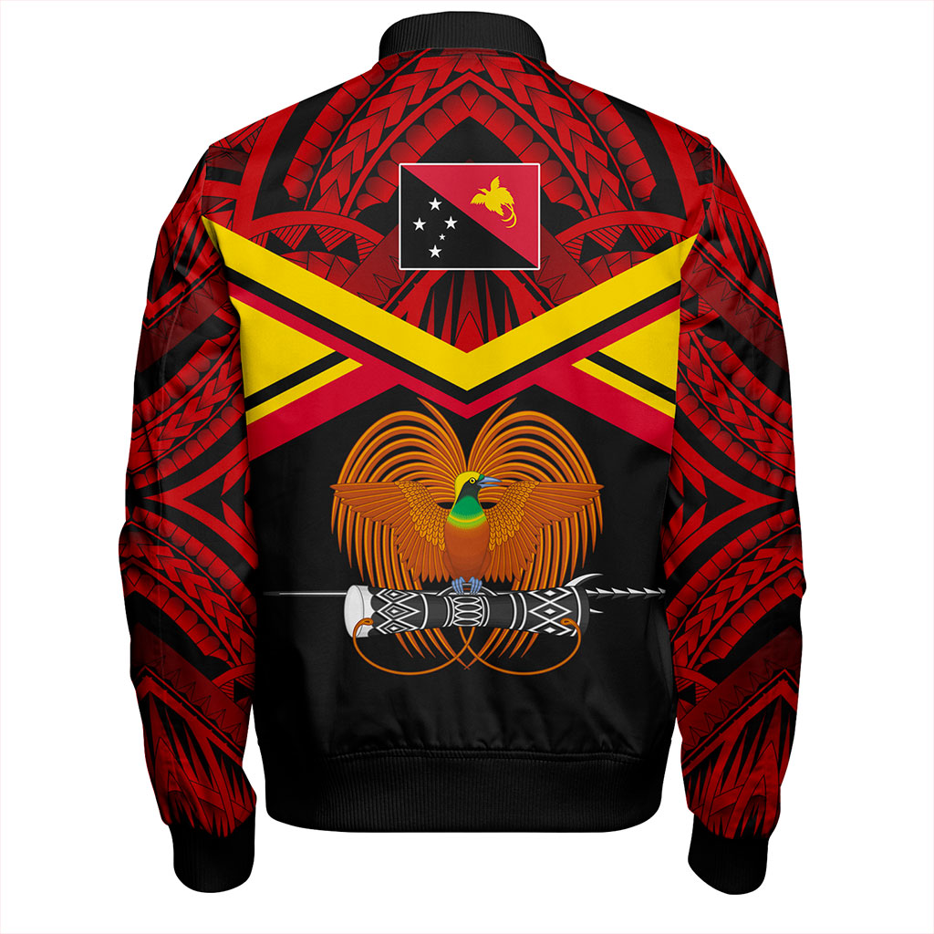 Papua New Guinea Bomber Jacket Tribal Melanesia Special Style