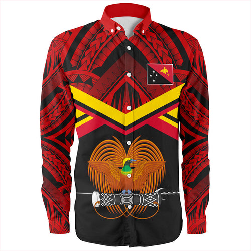 Papua New Guinea Long Sleeve Shirt Tribal Melanesia Special Style