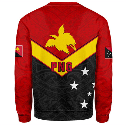 Papua New Guinea Sweatshirt PNG Tribal Melanesia Sport Style