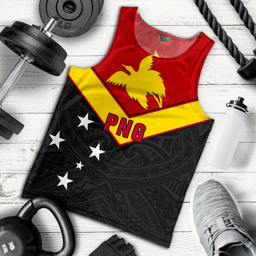 Papua New Guinea Tank Top PNG Tribal Melanesia Sport Style