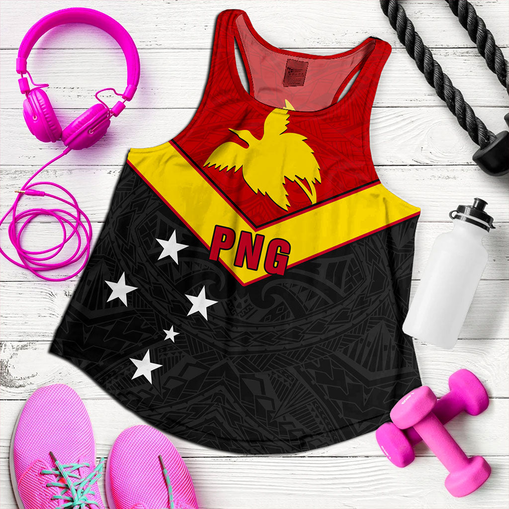 Papua New Guinea Women Tank PNG Tribal Melanesia Sport Style