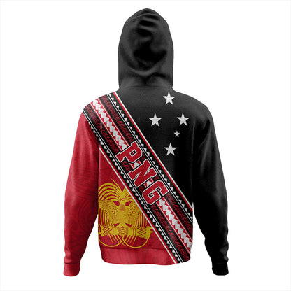 Papua New Guinea Hoodie Flag And Coat Of Arms